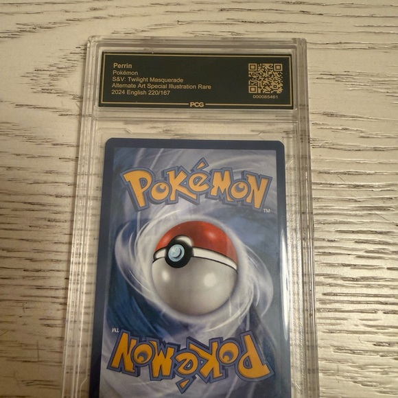 Perrin 220/167 Twilight Masquerade PCG Gem Mint 10 Pokemon (English) - Picture 2 of 6